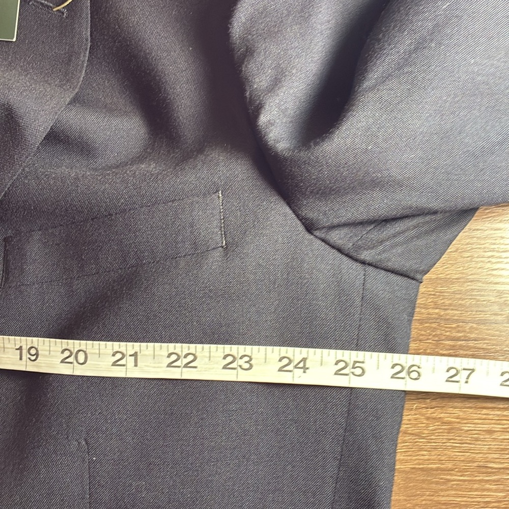 Elegant Navy Blur Men's Blazer by Palm Beach NWT 50XL - Picture 6 of 11